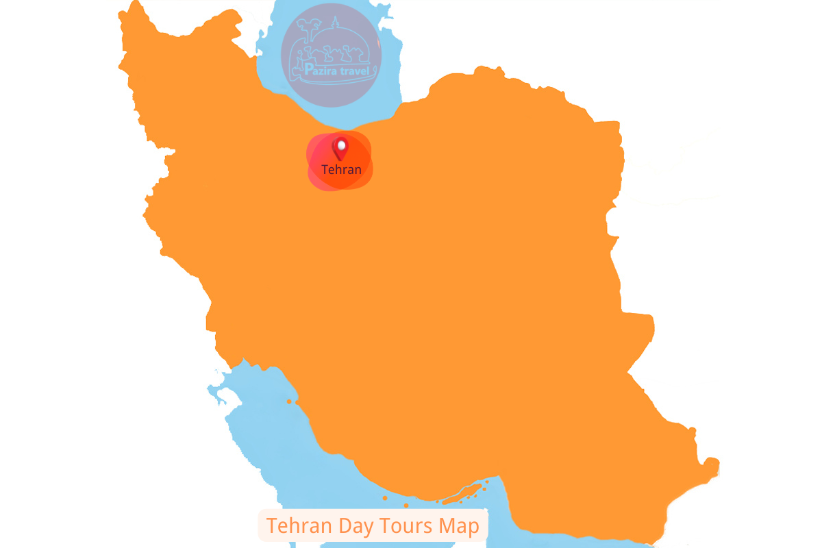 Explore Tehran trip route on the map!